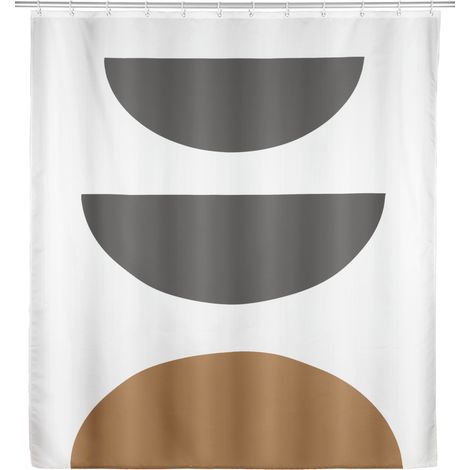 Schöner Wohnen Polyester Duschvorhang Mahan Mehrfarbig Duschen Sichtschutz Badezimmer (1/3)