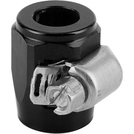 AN4-Schlauchschellen aus Aluminiumlegierung für Kraftstoff-/Öl-/Diesel-/Gas-/Luft- und Wasserschläuche, schwarz (1/5)