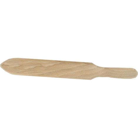 1 Spatule à crêpes, Bois, 35 cm, Ustensile de cuisine, Pour poêle à crêpes, Pancakes, Omelettes (1/4)