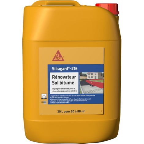 SIKA Sikagard-216 Rinnovatore di pavimenti in bitume - Nero - 20L