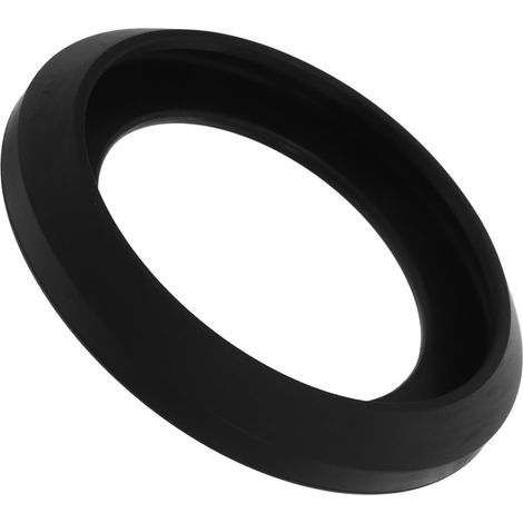 Joint de Toilette en Caoutchouc Noir, Anti-fuite et Imperméable (1/5)
