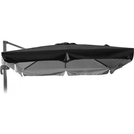 Telo ricambio per Ombrellone Giardino 2,5x2,5 Braccio Alluminio Paradise Noir con balza