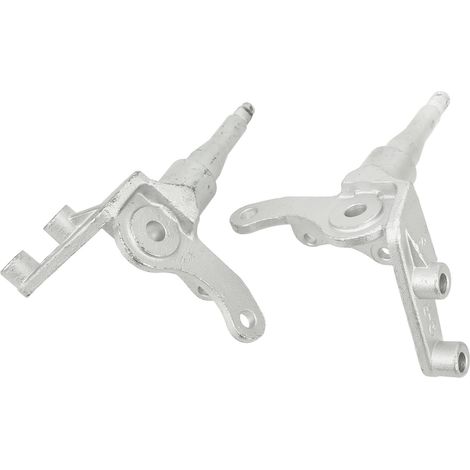Moyeux pivotant en acier allié argenté 14mm pour direction de kart cross, quad et buggy 50-250cc, axe de fusée robuste (1/5)