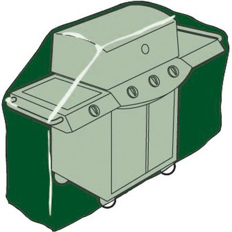 Copertura protezione barbecue altadex verde 103x58x58 cm poliestere (1/2)