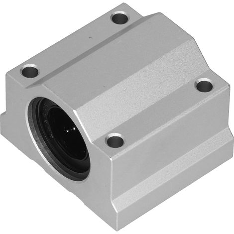 Bloc coulissant SCS25UU, roulement à mouvement linéaire, bille en alliage d'aluminium fermé pour machines (1/5)