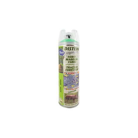 Fluoreszierender Wald-Tracker Grün, Aerosol 500 ml. Für die Markierung von Schnittstellen mit einer Sichtbarkeitsdauer von 2 bis 3 Jahren und Widerstandskraft