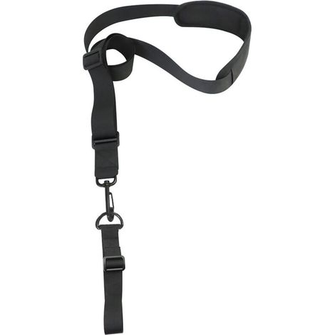 Brushcutter Harness - Lawnmower Harness - Nylon Shoulder Strap Compatible with Most Brushcutters (Black) (1/4)