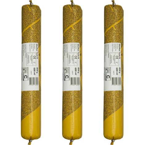Set di 3 sigillanti elastici SIKA - Sikaflex Tank N - ricarica da 600ml