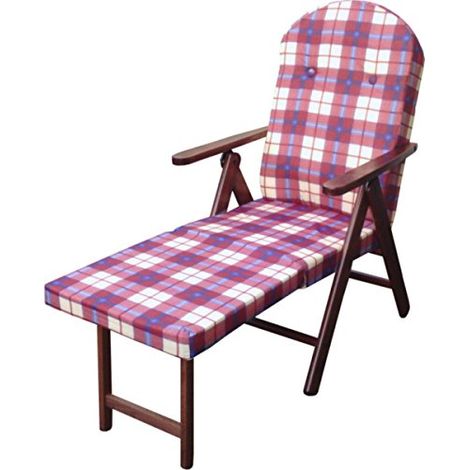 POLTRONA AMALFI CON PROLUNGA BORDEAUX SCOZZESE LEGNO NOCE RECLINABILE 4POSIZIONI (1/2)