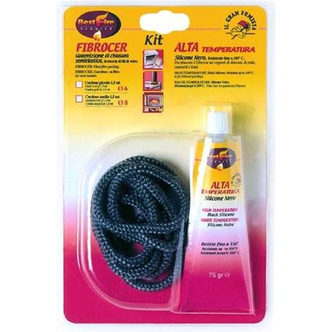 Corda Termica Fiberline Kit 1,5Mt C/Silicone Diametro Mm. 6