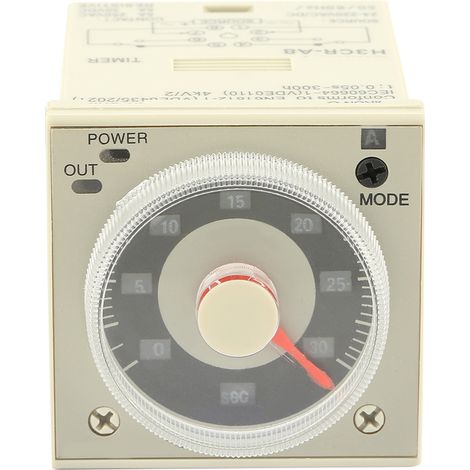 H3CRA8 Verzögerungsrelais 1.2S300H Drehknopf-Zeitrelais 8-polig AC220V (1/5)