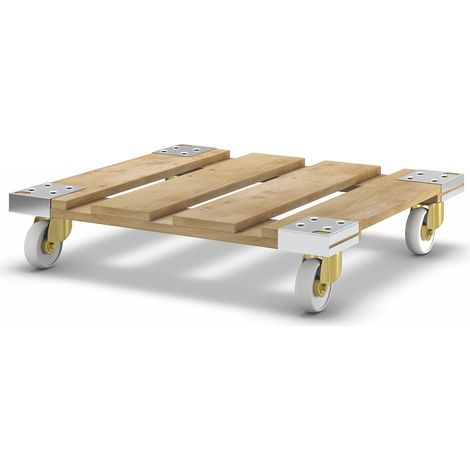 FRANKEL kaiserkraft, Socle roulant en bois, force 500 kg,