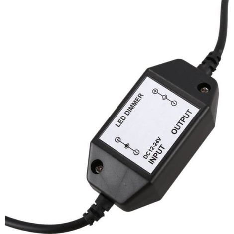 2X 12V-24V 6A LED Variateur Controleur Ajuster Luminosite pour Simple Couleur Clair, Noir (1/4)