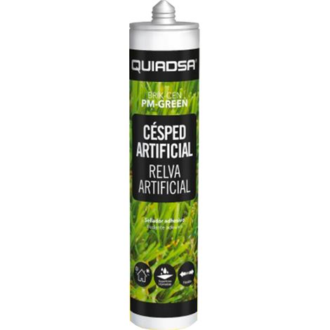 Mastic Élastique Polyuréthane Vert 290 mL - Joint & Collage Gazon Artificiel - Fixation et joints de pelouse synthéthique - 1