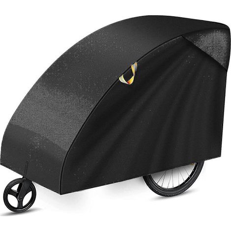 Housse universelle pour remorque à vélo ou remorque pour chien, housse pour remorque cargo, housse de pluie pour vélo d'extérieur-AquaForge (1/5)