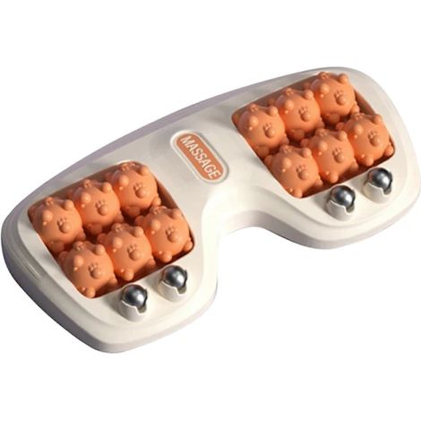 Rouleau de massage des pieds pour soulager la fasciite plantaire - Double thérapie par acupression pour soulager la douleur, réduire le stress et améliorer la circulation sanguine-AquaForge