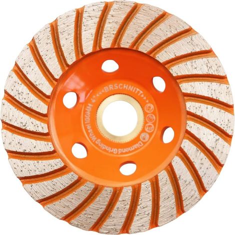 Meule de coupe de diamant Turbo en béton, meule d'angle 100 mm Meule de coupe de rangée Turbo de diamant pour le granit, le béton, la pierre, le ciment, le marbre, la roche (1/5)