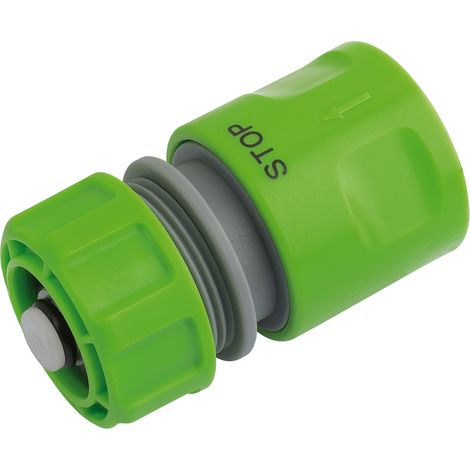 Draper 25902 Garden Hose Connector with Water Stop Feature, 1/2 (1/5)