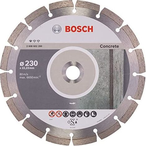 Disco Bosch D. 230x22 SEG hormigón (1/2)