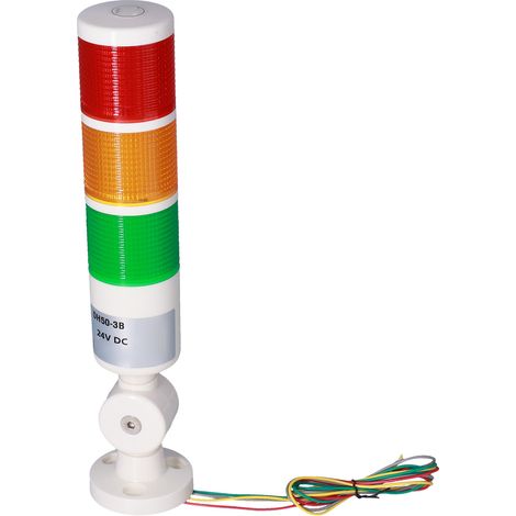Feu de signalisation LED à socle rotatif, faible consommation, modes commutables (1/5)