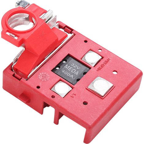 Connecteur de batterie 32V 400A, borne de distribution fusible pour voiture, pince rapide déconnectable, lot de 2, cosse métallique robuste (1/5)