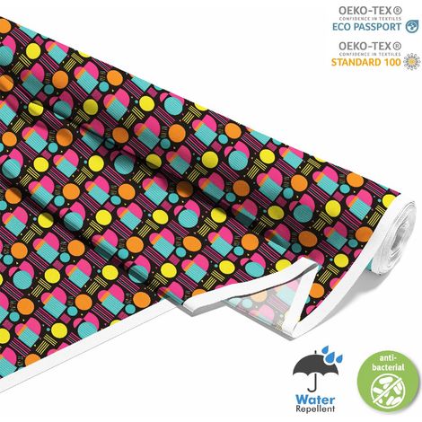 Dekorativer Oxford-Stoff für den Außenbereich - Geometrisch-Motiv I DX3432 (1/5)