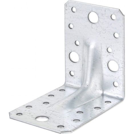 Squadretta di giunzione angolare rinforzata, scegli se 100x100x90x3mm