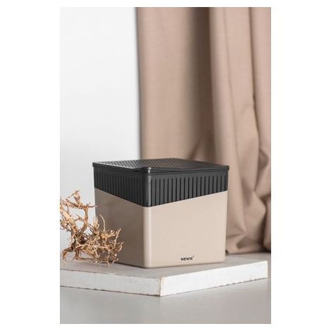 Déshumidificateur WENKO cube recharge 1000 g 6 pièces absorbeur d'humidité bloc calcium chlorure parfum orange anti-humidité maison pour pièces jusqu'à 80 m³ recharge déshumidificateur efficace (1/5)