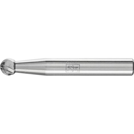 PFERD Hartmetall Frässtift Kugel KUD Ø 06x05 mm Schaft-Ø 6 mm Z3 universal mittel (1/5)