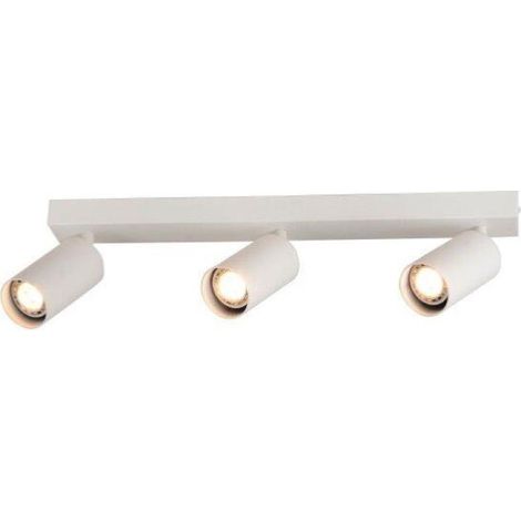 Plafonnier 3 Spots Orientables Blanc pour Ampoule GU10 - SILAMP