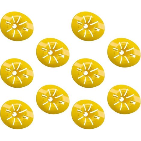 10 pezzi Trappola per vespe da esterno, Trappola per calabroni fai da te, Trappola per vespe con motivo, per uso esterno o in aree ben ventilate (giallo)