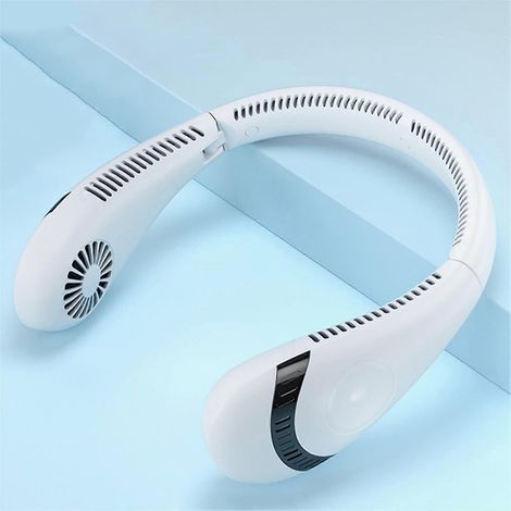 Ventilateurs de cou portables mains libres (roses) (1/5)
