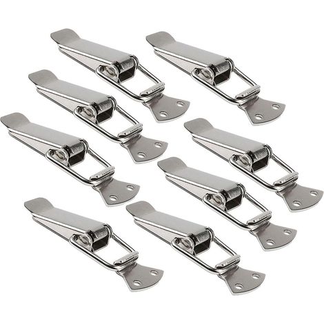 Fermoir de tension en acier inoxydable avec vis, fermoir à levier de 56 mm, loquet à ressort à bascule, clip de serrage, fermeture de boîte, capuchon de verrouillage (1/5)