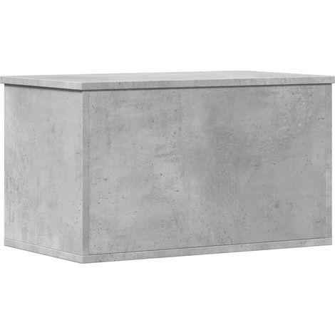 Maison Exclusive - Caja de almacenaje madera ingeniería gris horm