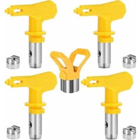 Buse pulvérisation airless - Modèles 209/415/519/619 - Pour pistolet peinture haute pression - Précise - Peintres professionnels (1/4)