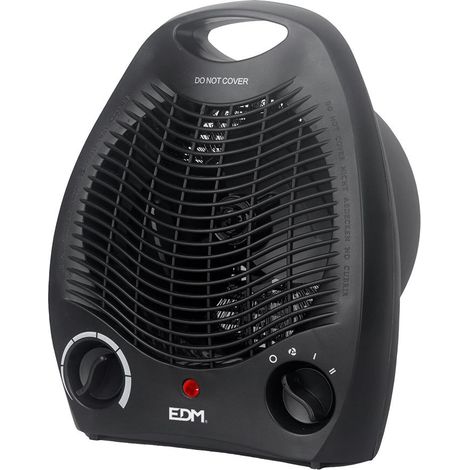 Badheizlüfter Schwarz. Leistung: 1000-2000 W EDM (1/3)