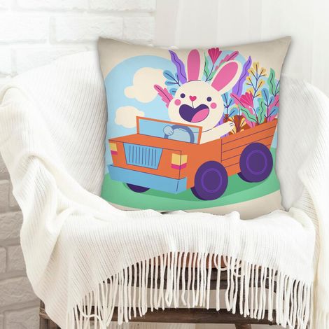 Housse de coussin pour décoration intérieure solide pour cadeau de famille pour la Fête des Mères la Fête des Pères anniversaire mariage (1/5)