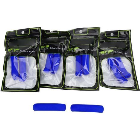 Lot de 5 manchons en silicone antidérapants pour poignées de frein de vélo, protecteurs de levier de frein, housses de guidon vélo.