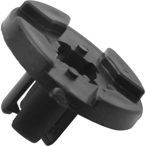 120 Pieces Diametre Du Trou de 8 mm Plastique Noir Rivet Clip de Pare-Chocs