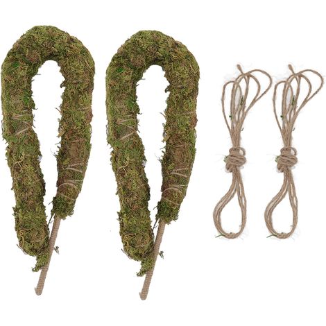 Tuteur à Mousse Flexible pour Plantes Grimpantes Intérieur - 2 Poteaux en Kit (1/5)