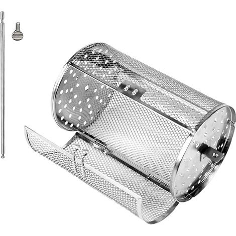 Panier de barbecue rotatif - anti-adhésif pour une cuisson facile réversible en acier inoxydable, parfait rôtir vert Type B (1/5)