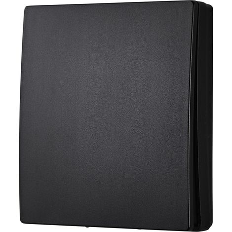 Litecraft Kinetic Push Switch 1 Gang IP65 Rated Electrical Fitting - Matte Black (1/3)