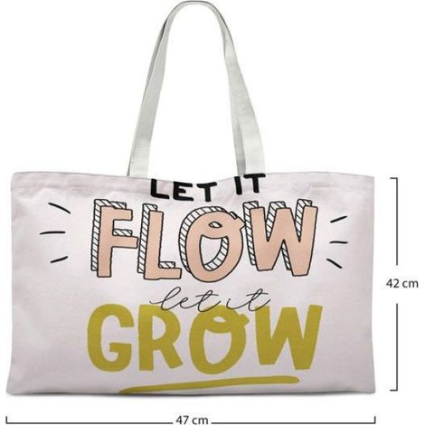 Sac Shopping - Coton - Noir - 47x42 cm - Anses 30 cm - 1 Piece (1/4)