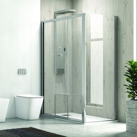 Box doccia 120X70 trasparente apertura scorrimento KP3000S kamalu