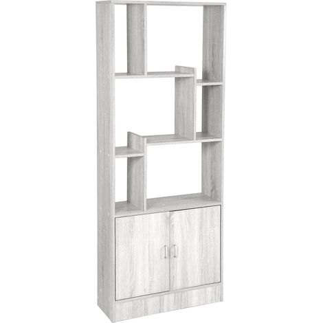 LIBRERIA CON DUE ANTE LINEA 'ATENA' col. bianco