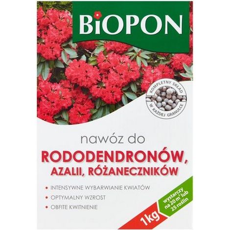 NAWÓZ - GIO. RODODENDRONÓW, AZALII I RÓŻANECZNIKÓW 1KG - BR BIO-1058