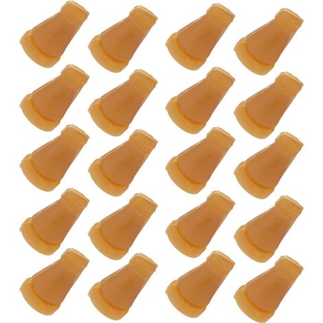 Lot de 20 bâtonnets en caoutchouc pour plumer les poulets, résistants aux hautes températures et à l'usure, pour plumer les poussins. Accessoires pour plumeuse de poulets, longueur courte (4 cm). (1/5)