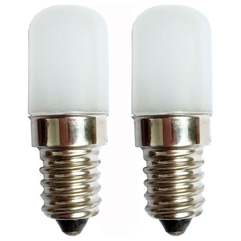 NALOOKAMIC [2 Pièces] E14 Petite Ampoule LED 2W à Vis Remplacer 20W Halogène Abat-jour Lumière Blanche Froide 6000K 180lm-Chaleur Non Variable pour Réfrigérateur/Machine à Coudre/Machine à Fumer (1/5)