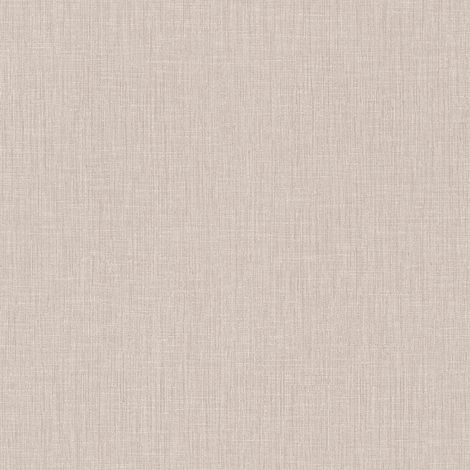 Papiers peints imitation textile idéal pour décoration tendance | Tapisserie intissée couleur beige | Papier peint à motif crème pour couloir - 10,05 x 0,53 m (1/5)