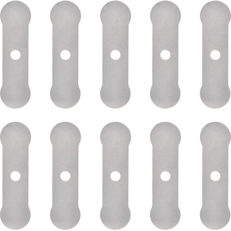 Valve Plate - 13x46 mm - Aluminum - For Air Compressor Maintenance - 10 Units (1/5)